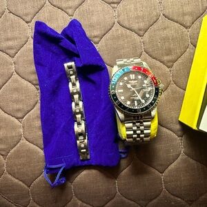 Invicta Watch Pepsi Automatic / Stainless steel bracelet !